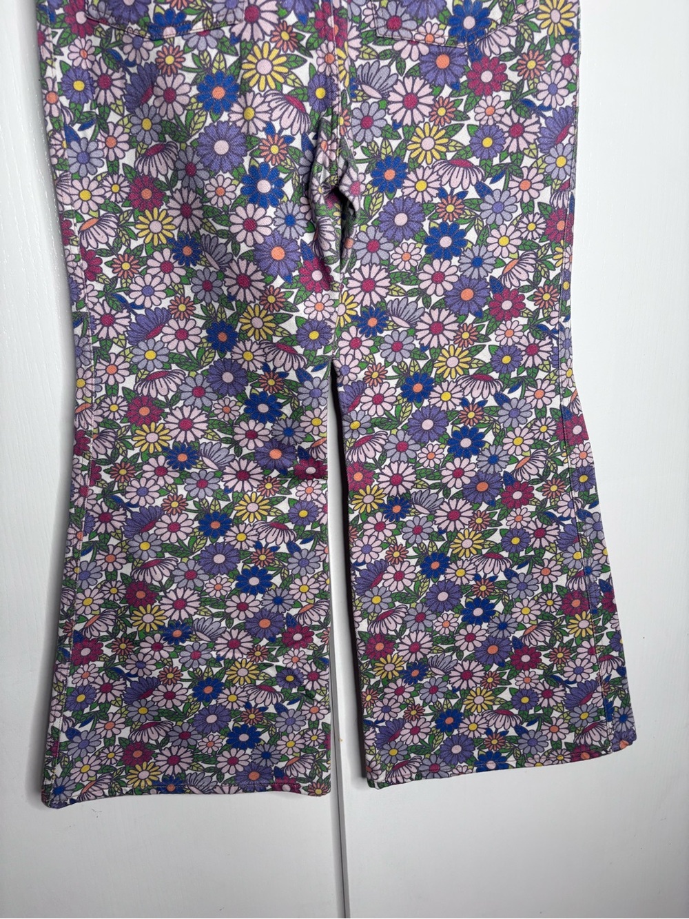 Wrangler "Wanderer" High Rise Floral Flare Jeans Size 31 - Picture 10 of 12